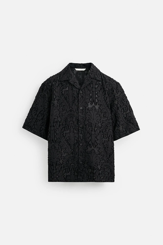 GEOMETRIC JACQUARD SHIRT