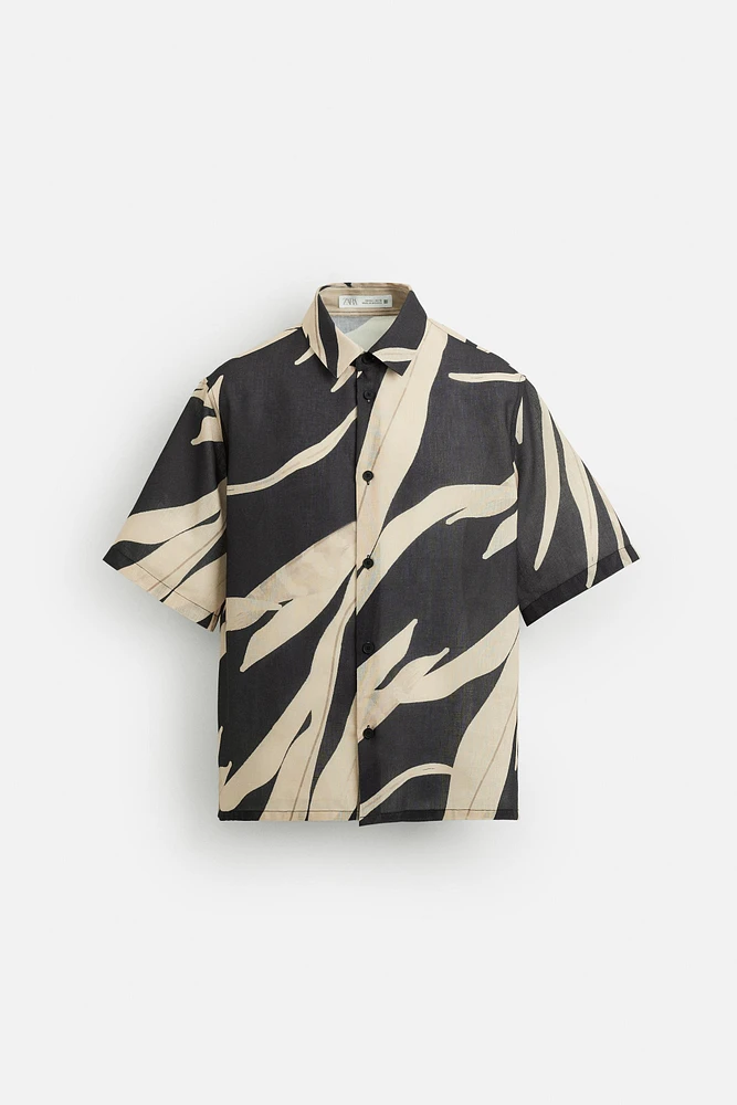 CHEMISE À IMPRIMÉ FEUILLES