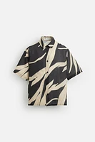 CHEMISE À IMPRIMÉ FEUILLES