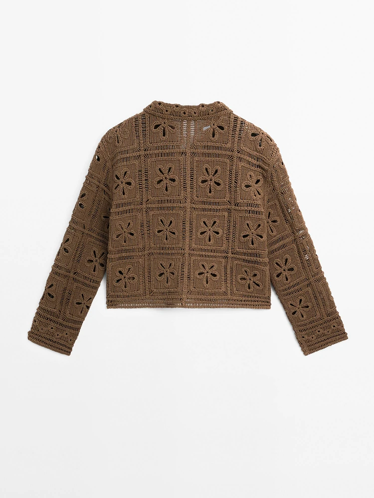 Veste en crochet