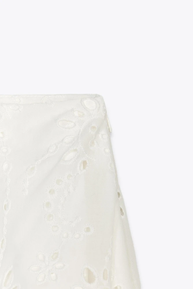 ZW COLLECTION EMBROIDERED CAPE SKIRT