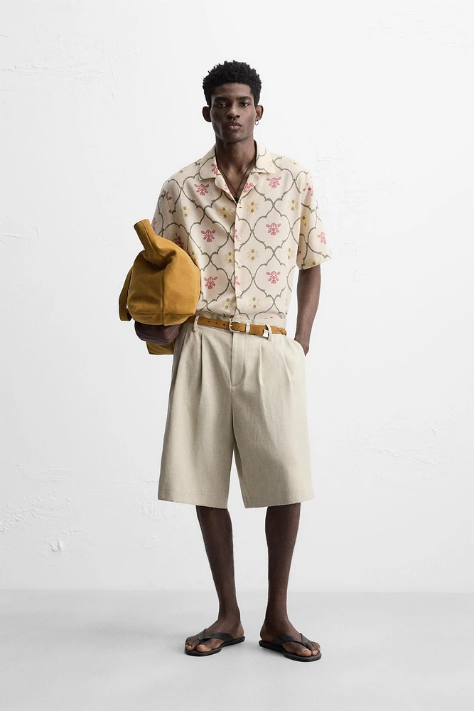 CHEMISE À IMPRIMÉ LOSANGES