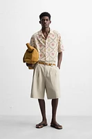 CHEMISE À IMPRIMÉ LOSANGES