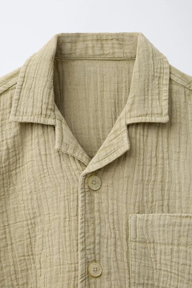 TEXTURED SHIRT