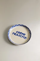 ASSIETTE À PAIN CÉRAMIQUE CRÈME FRAICHE