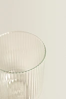 VERRE EN BOROSILICATE LIGNES EN RELIEF
