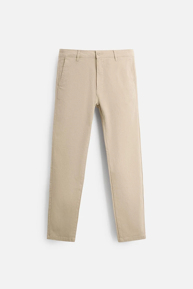 SKINNY CHINO PANTS