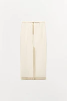 JUPE MIDI EN ORGANZA
