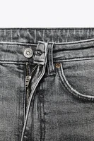 TRF HIGH-WAISTED CROPPED FLARE JEANS