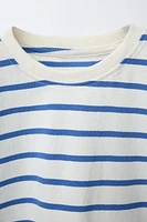 TWO-PACK OF STRIPED AND PLAIN T-SHIRTS