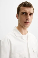 CHEMISE COTON À POCHES