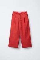 PANTALON DROIT 100 % LIN