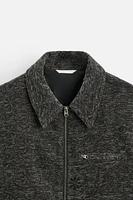 TEXTURED JACQUARD JACKET