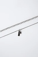 PACK OF TWO CHAIN NECKLACES