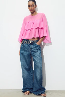 RUFFLED BLOUSE