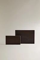 WOODEN BATHROOM TRAY