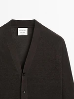 Mulberry silk blend knit cardigan - Limited Edition