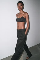 SHIMMER CROPPED TOP