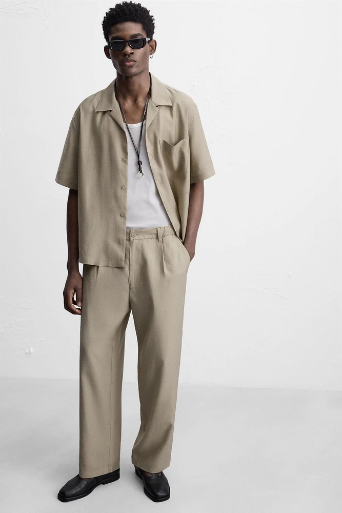 PANTALON EN MÉLANGE DE LYOCELL