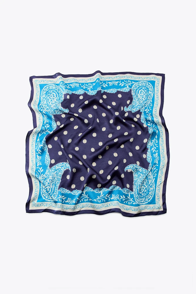 POLKA DOT PRINT SCARF