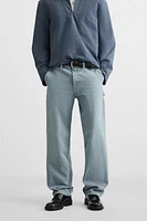 PANTALON DÉLAVÉ POCHE CARPENTIER