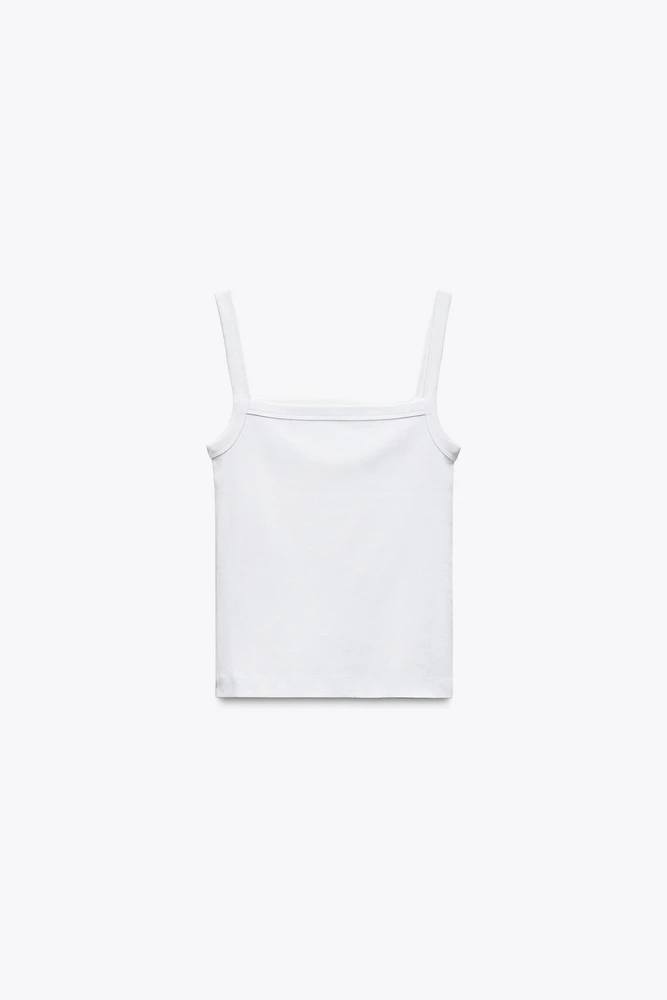 SQUARE NECK SHIRT