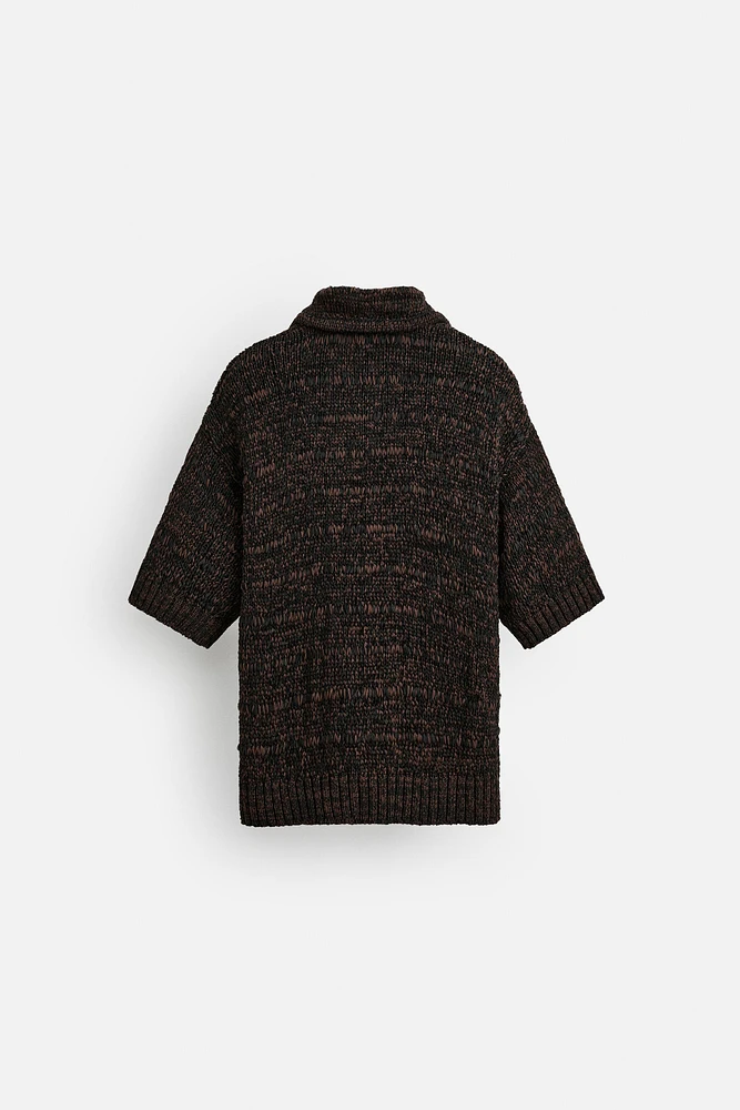 KNIT POLO SHIRT WITH CONTRAST TAPE