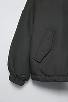 FLEECE BOMBER JACKET