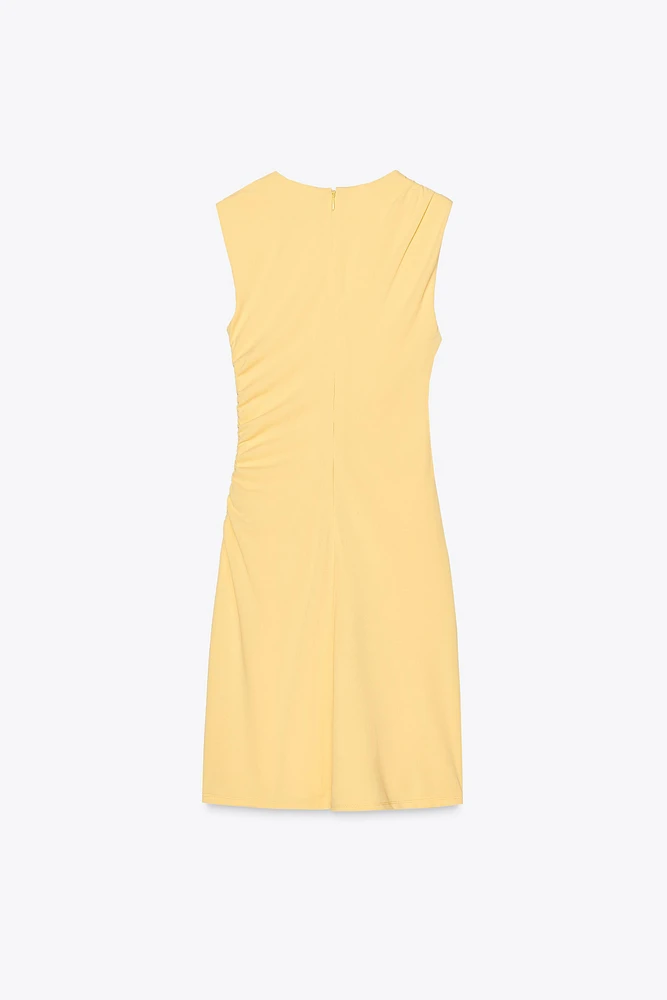 ROBE COURTE DRAPÉE