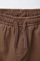 DRAWSTRING BAGGY PANTS