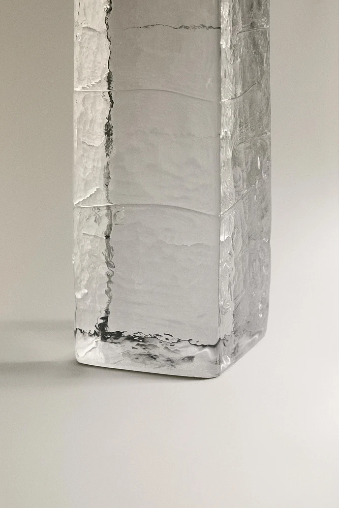 BOUGEOIR CRISTAL TEXTURISÉ