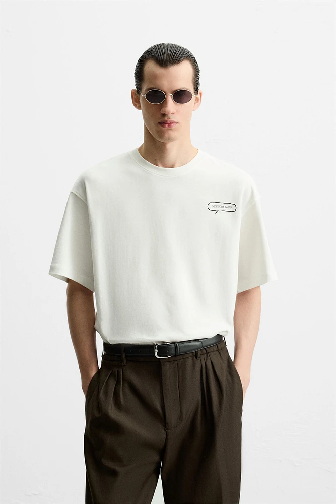 COMBINED EMBROIDERY T-SHIRT