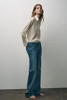 ZW COLLECTION LOW-RISE BOOTCUT FULL-LENGTH JEANS