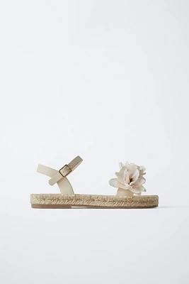 JUTE FLOWER SANDALS