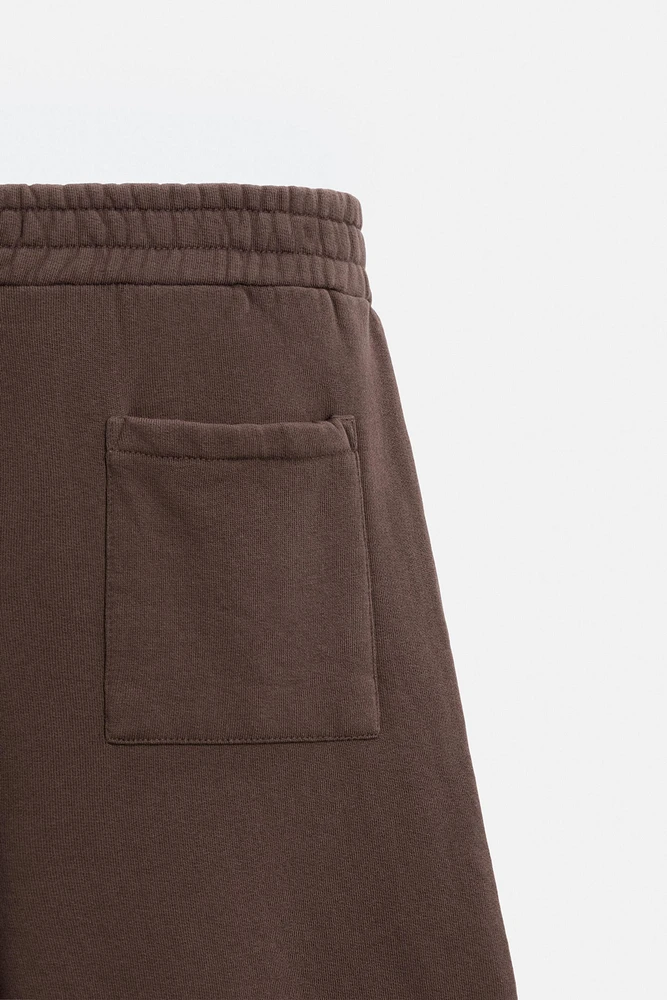 WASHED SEAM DETAIL JOGGER PANTS