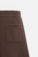 PANTALON DE JOGGING DÉLAVÉ AVEC COUTURES