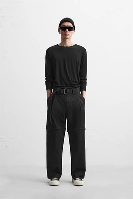 REMOVABLE BELTED PANTS