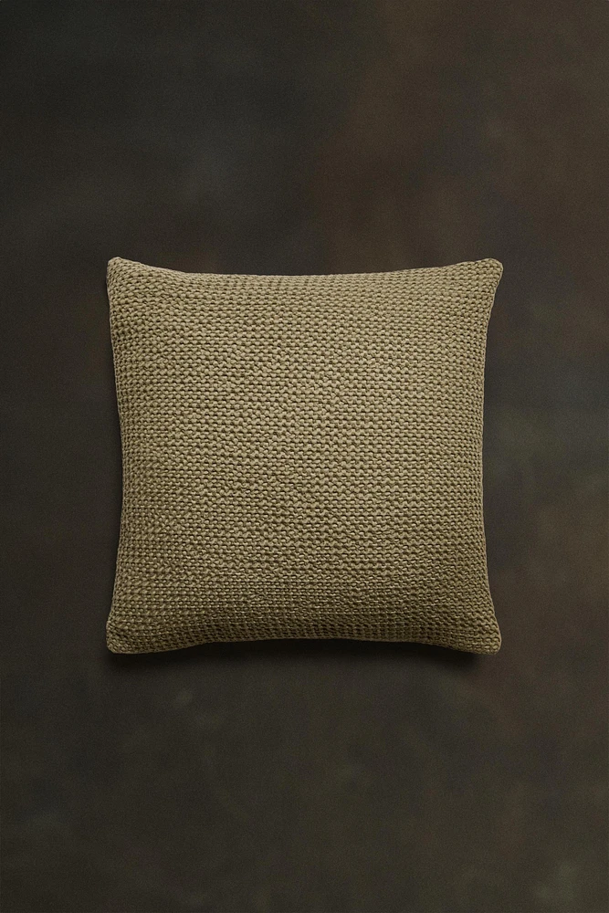 HOUSSE DE COUSSIN MINI-WAFFLE