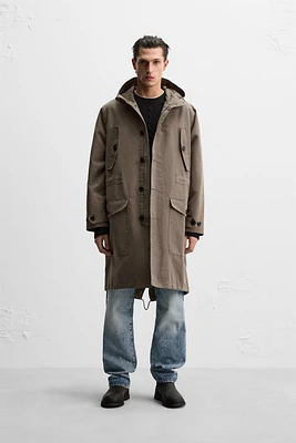 WATER REPELLENT PACKABLE PARKA