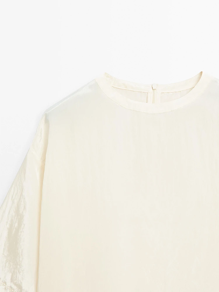 Short sleeve organza T-shirt - Limited Edition