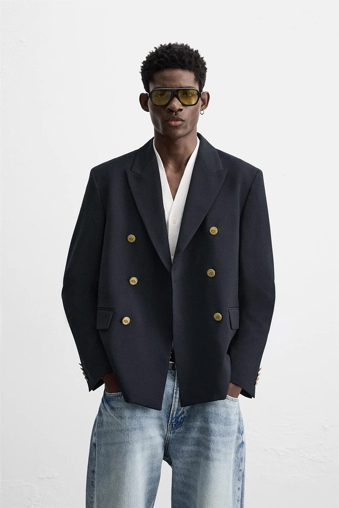 BLAZER CROISÉE BOUTONS