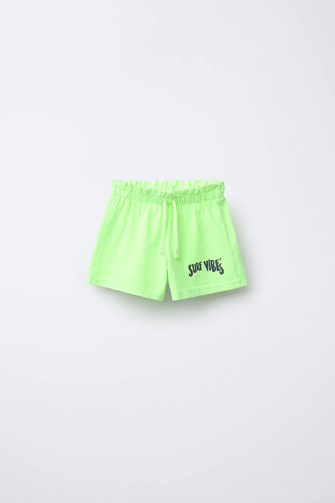 PRINTED T-SHIRT AND BERMUDA SET