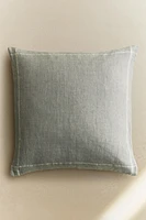 LINEN THROW PILLOW COVER