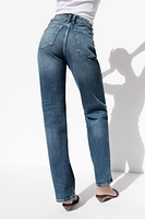 HIGH-WAISTED TRF MOM FIT JEANS