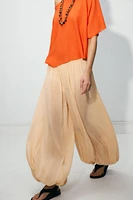 TOP CAPE EN MAILLE UNIE