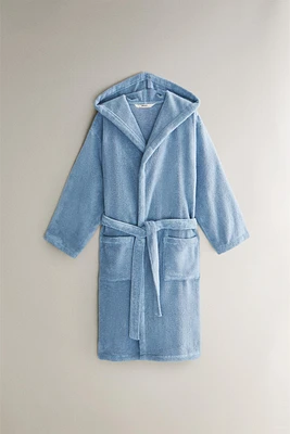 EXTRA SOFT HOODED BATHROBE (380 GXM²)