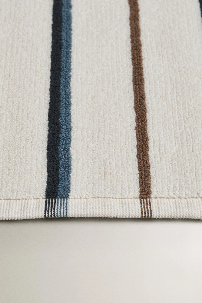 TAPIS DE BAIN RAYURES COLORÉES