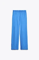 STRIPED PAJAMA PANTS ZW COLLECTION