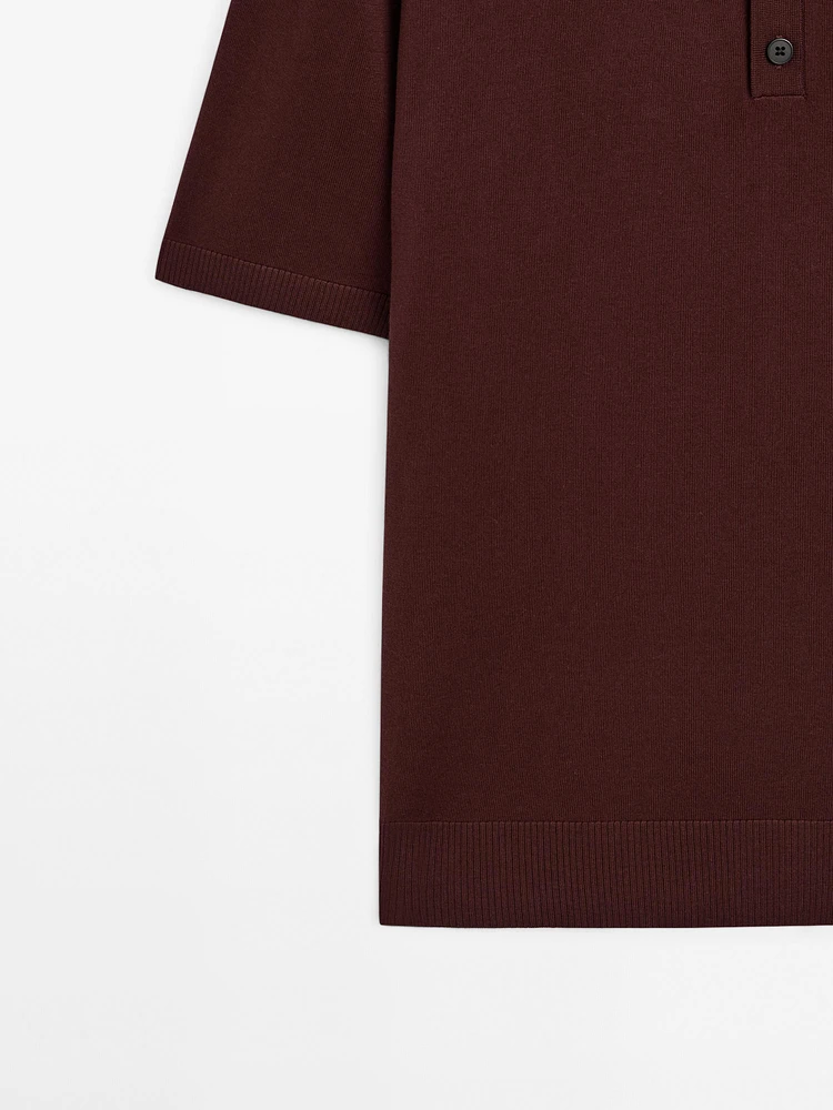 Polo en maille regular fit 100 % coton