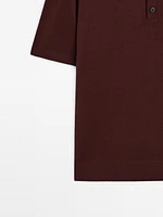 Polo en maille regular fit 100 % coton